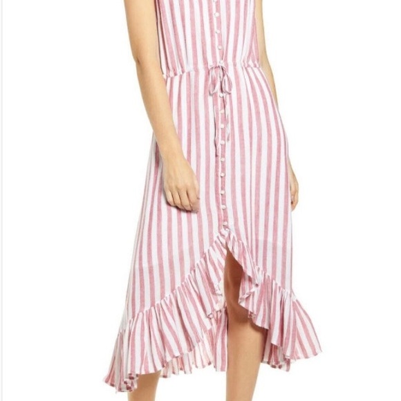 Rails Dresses & Skirts - Rails XS Frida Striped Linen Blend Lined Dress